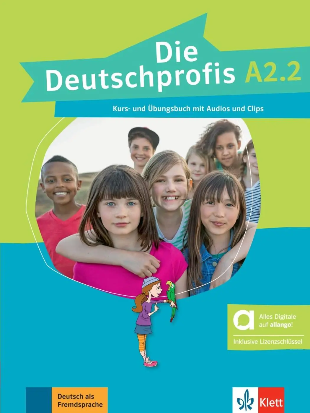 Cover: 9783126765541 | Die Deutschprofis A2.2 - Hybride Ausgabe allango. Kurs- und...