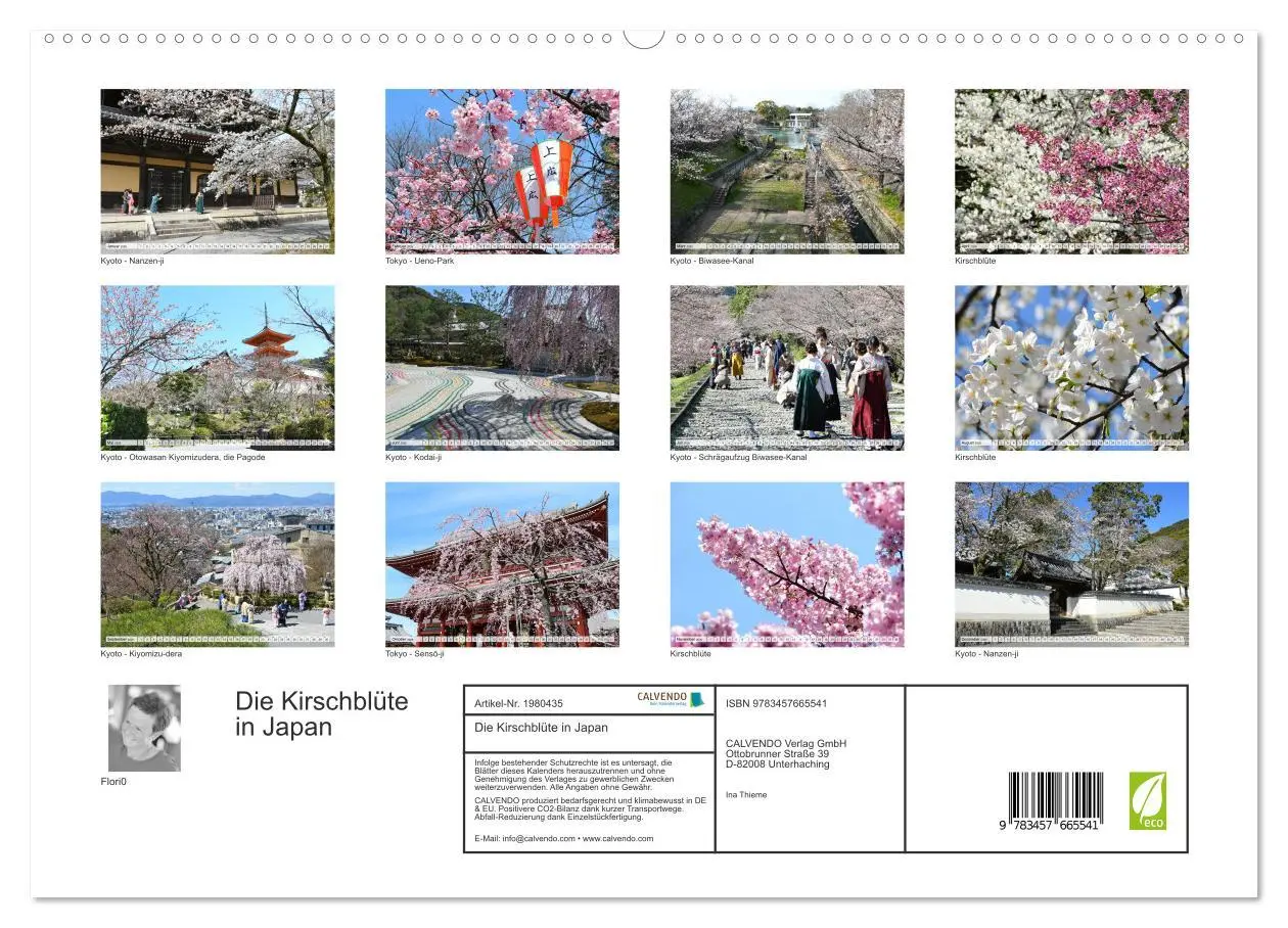Bild: 9783457665541 | Die Kirschblüte in Japan (hochwertiger Premium Wandkalender 2026...