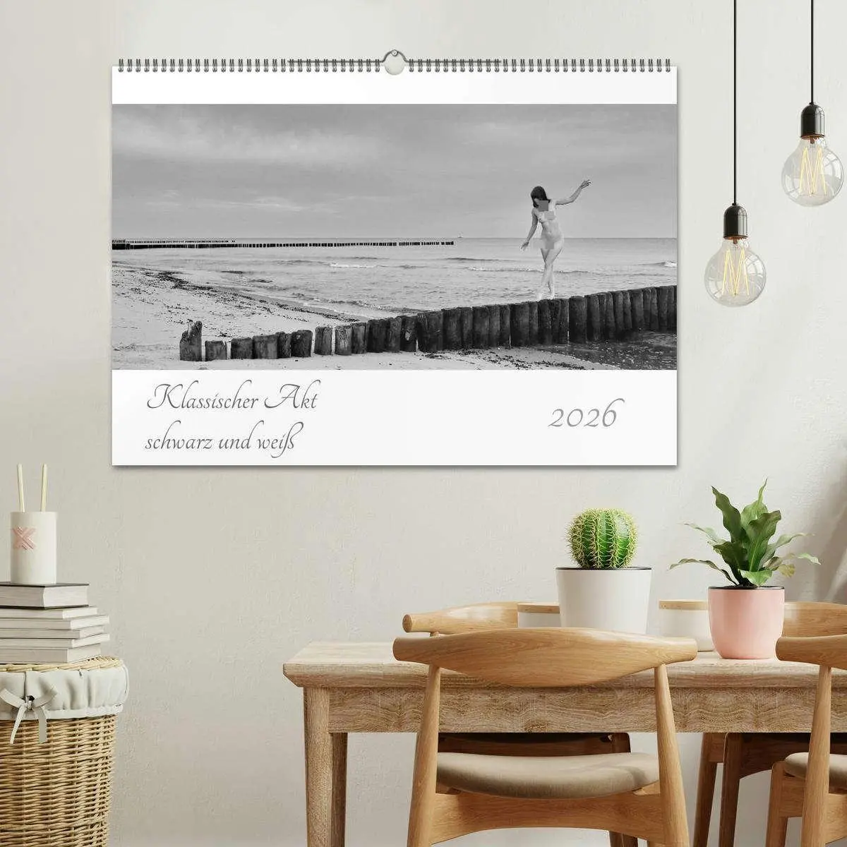 Bild: 9783457975541 | Klassischer Akt schwarz und weiß (Wandkalender 2026 DIN A2 quer),...
