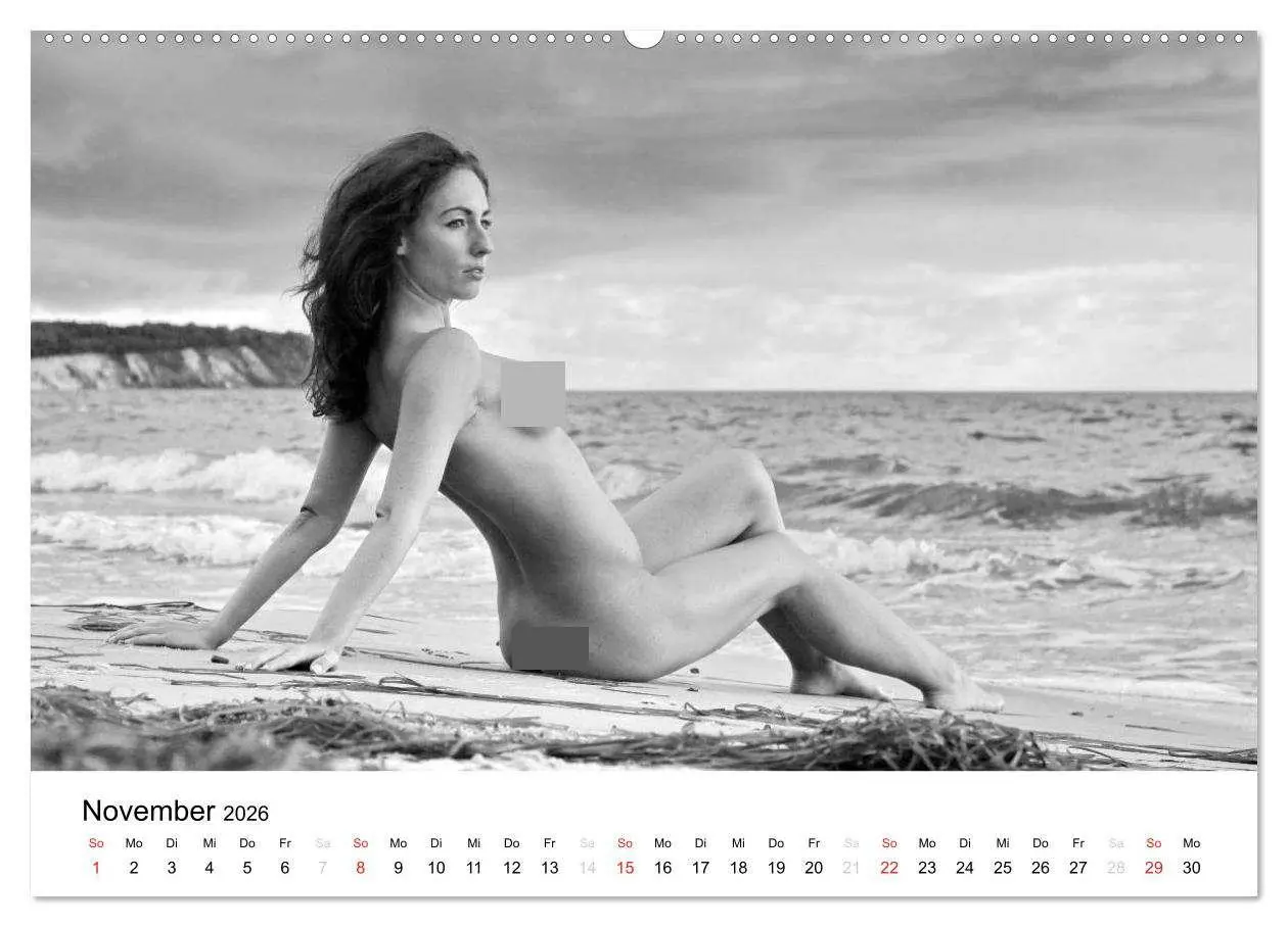 Bild: 9783457975541 | Klassischer Akt schwarz und weiß (Wandkalender 2026 DIN A2 quer),...