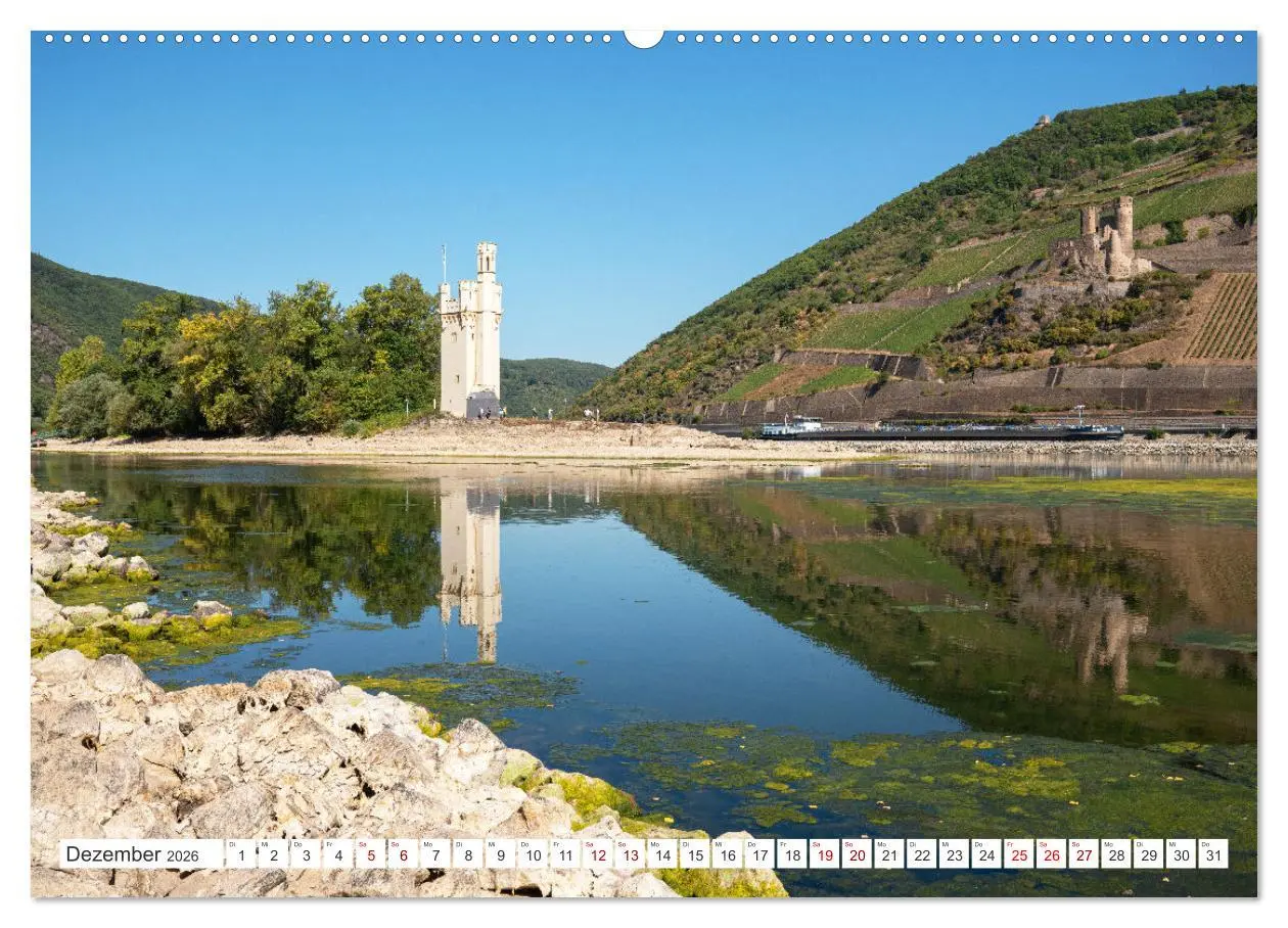 Bild: 9783457275641 | Unterwegs - Rhein-Burgen-Weg (Wandkalender 2026 DIN A2 quer),...