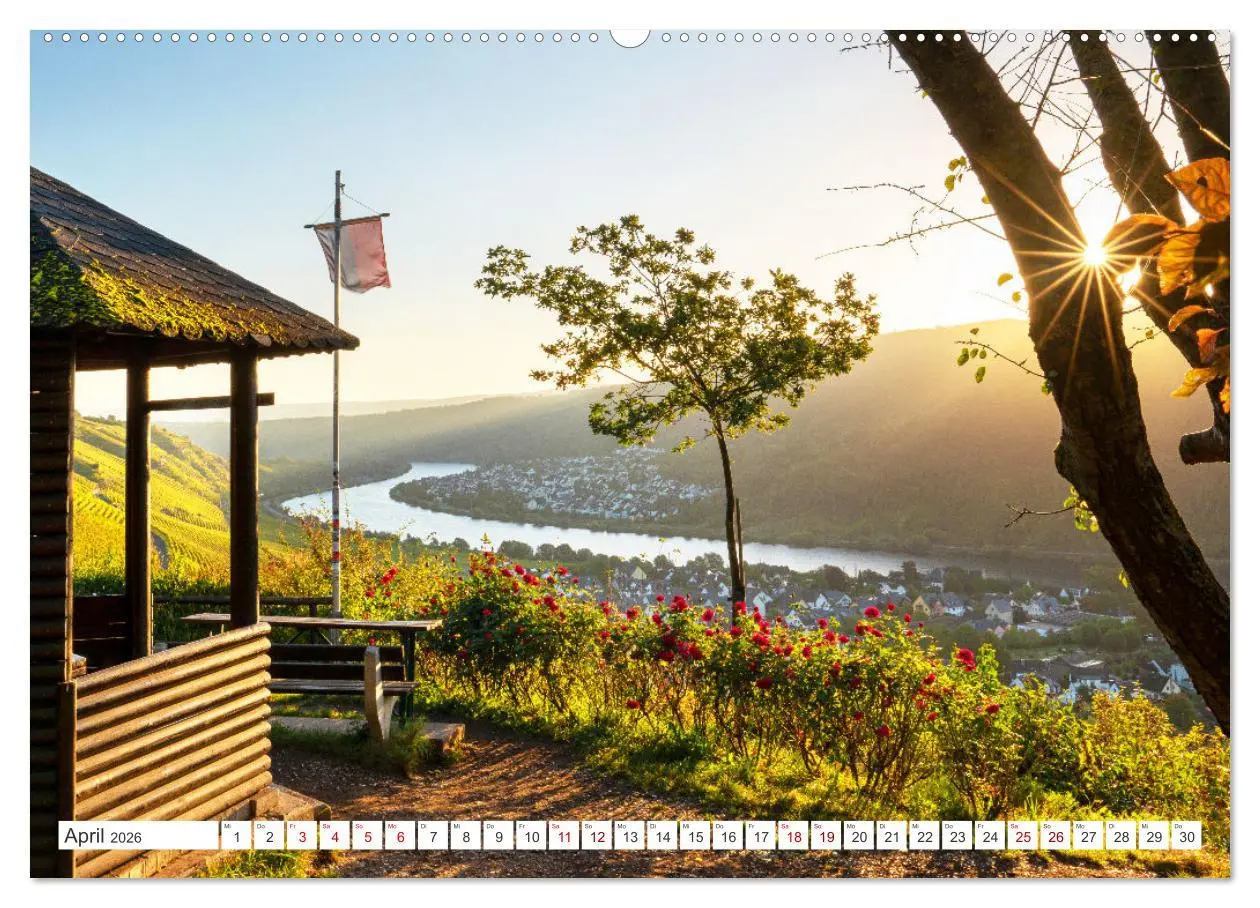 Bild: 9783457275641 | Unterwegs - Rhein-Burgen-Weg (Wandkalender 2026 DIN A2 quer),...