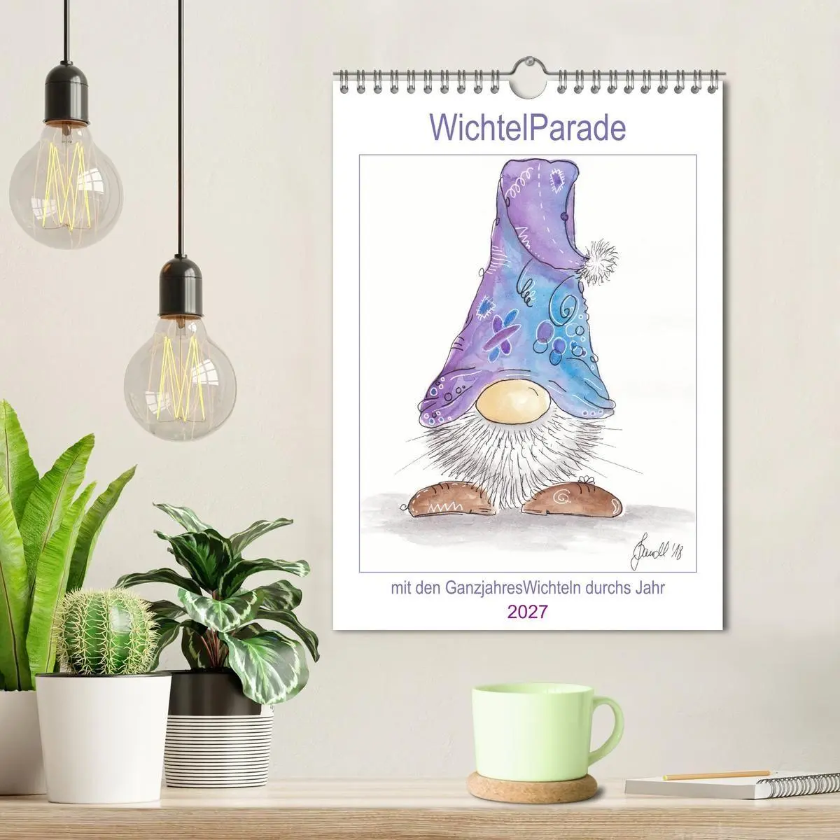 Bild: 9783569695641 | WichtelParade (Wandkalender 2027 DIN A4 hoch), CALVENDO Monatskalender
