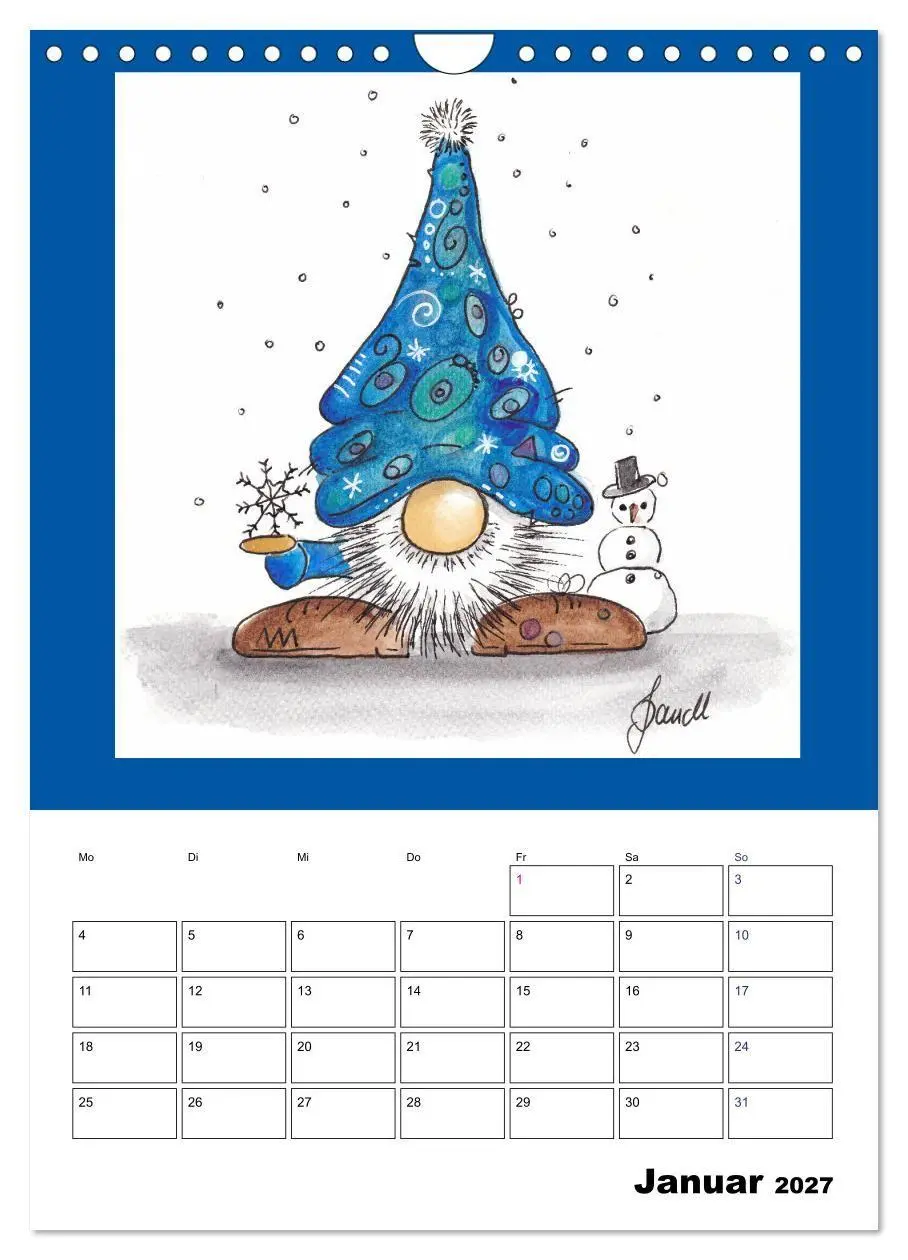 Bild: 9783569695641 | WichtelParade (Wandkalender 2027 DIN A4 hoch), CALVENDO Monatskalender