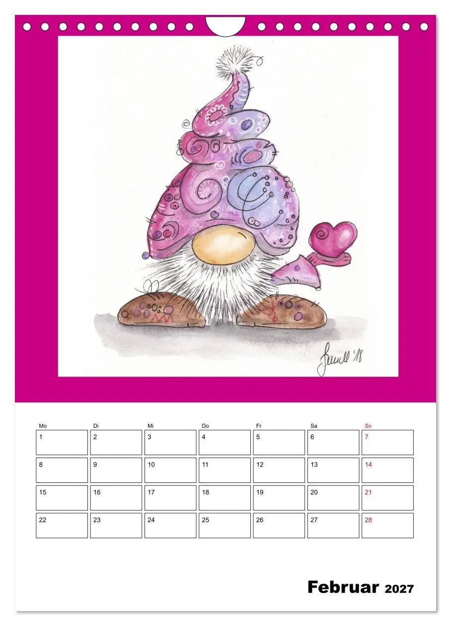 Bild: 9783569695641 | WichtelParade (Wandkalender 2027 DIN A4 hoch), CALVENDO Monatskalender