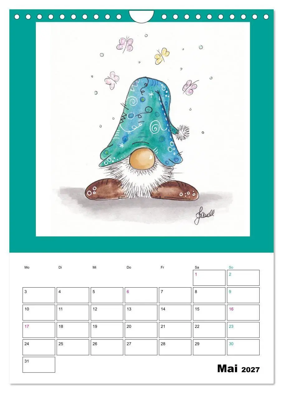 Bild: 9783569695641 | WichtelParade (Wandkalender 2027 DIN A4 hoch), CALVENDO Monatskalender