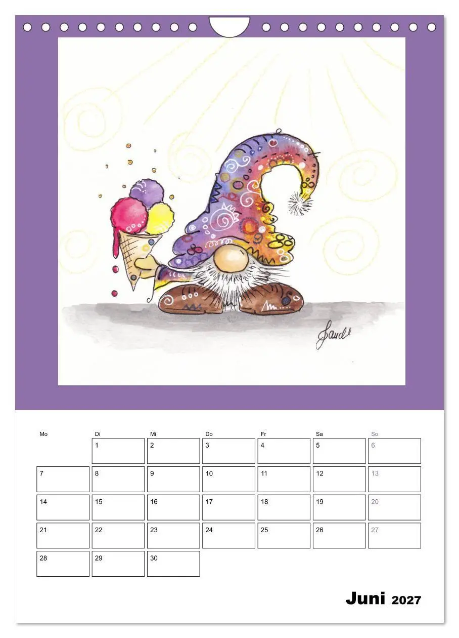 Bild: 9783569695641 | WichtelParade (Wandkalender 2027 DIN A4 hoch), CALVENDO Monatskalender