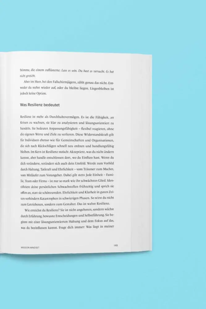 Bild: 9783910385641 | Mission Mindset: Dein Praxisbuch für klare Führung in unsicheren...