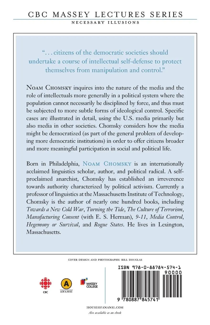 Rückseite: 9780887845741 | Necessary Illusions | Noam Chomsky | Taschenbuch | Paperback | 2024