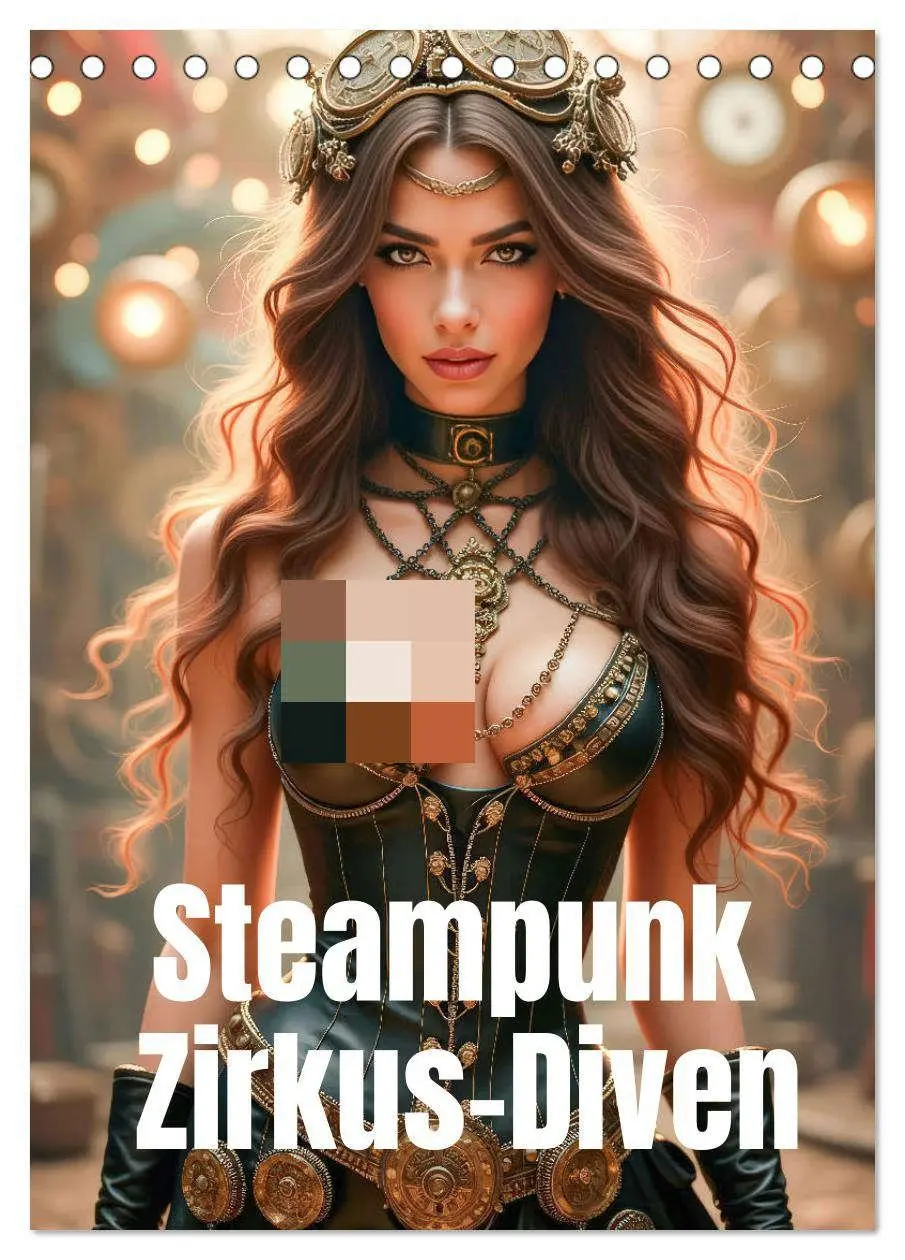 Cover: 9783457265741 | Steampunk Zirkus-Diven (Tischkalender 2026 DIN A5 hoch), CALVENDO...