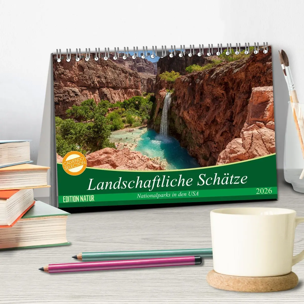 Bild: 9783457885741 | Landschaftliche Schätze (Tischkalender 2026 DIN A5 quer), CALVENDO...