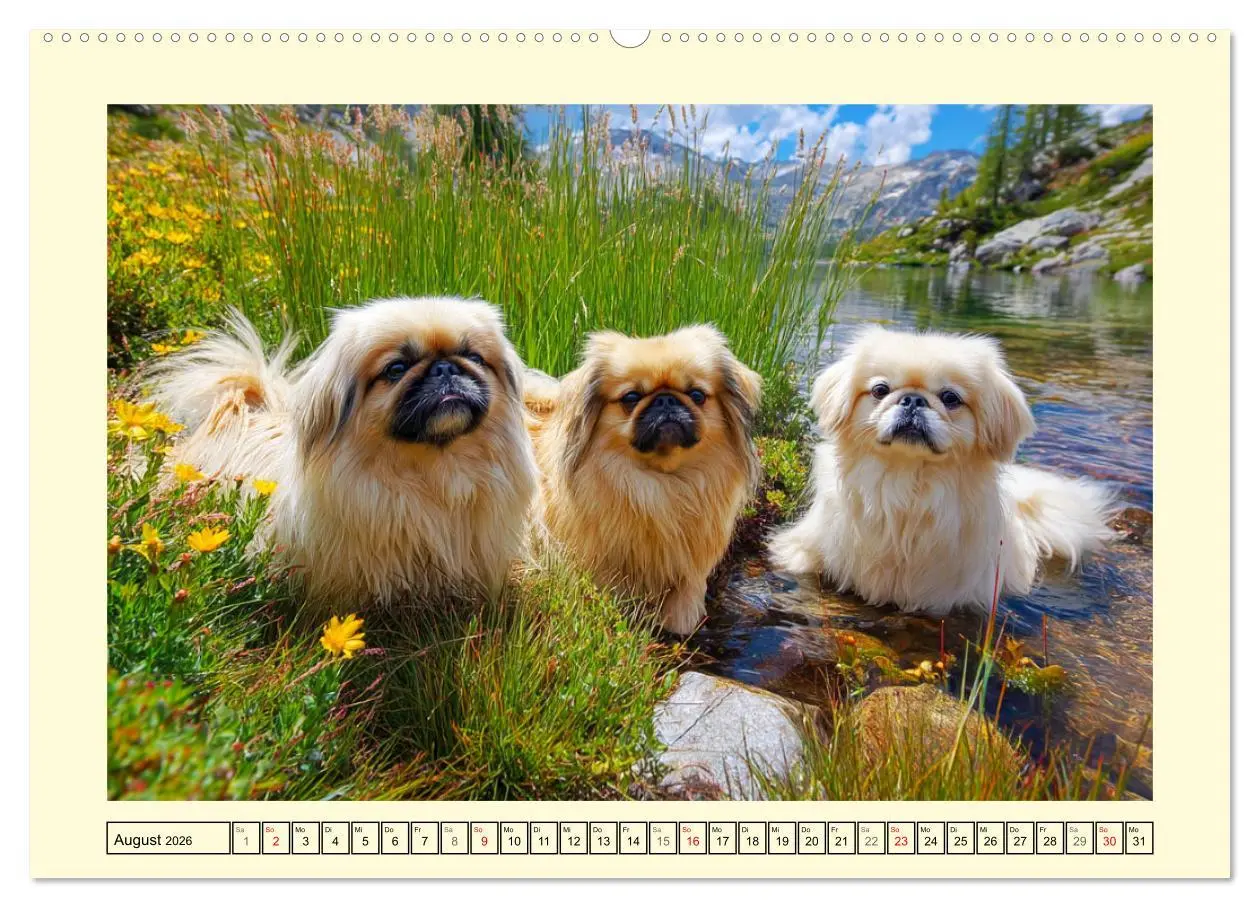 Bild: 9783516285741 | Zauberhafte Pekinesen. Charmante und stolze Hunde zum Verlieben...