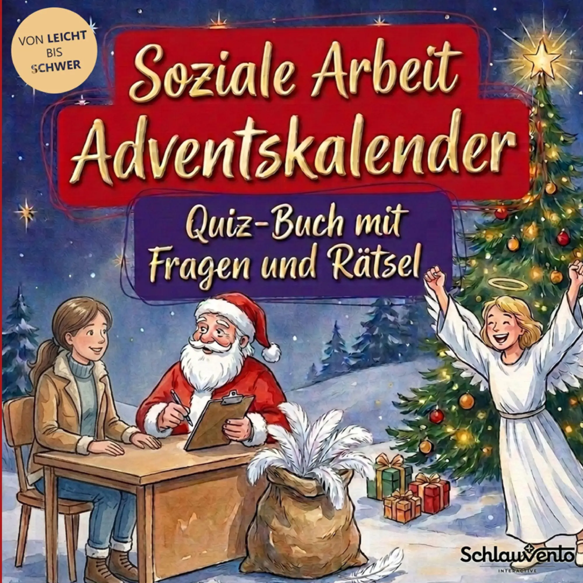 Cover: 9783693195741 | Soziale Arbeit-Adventskalender: Quiz-Buch mit Fragen und Rätsel | Buch