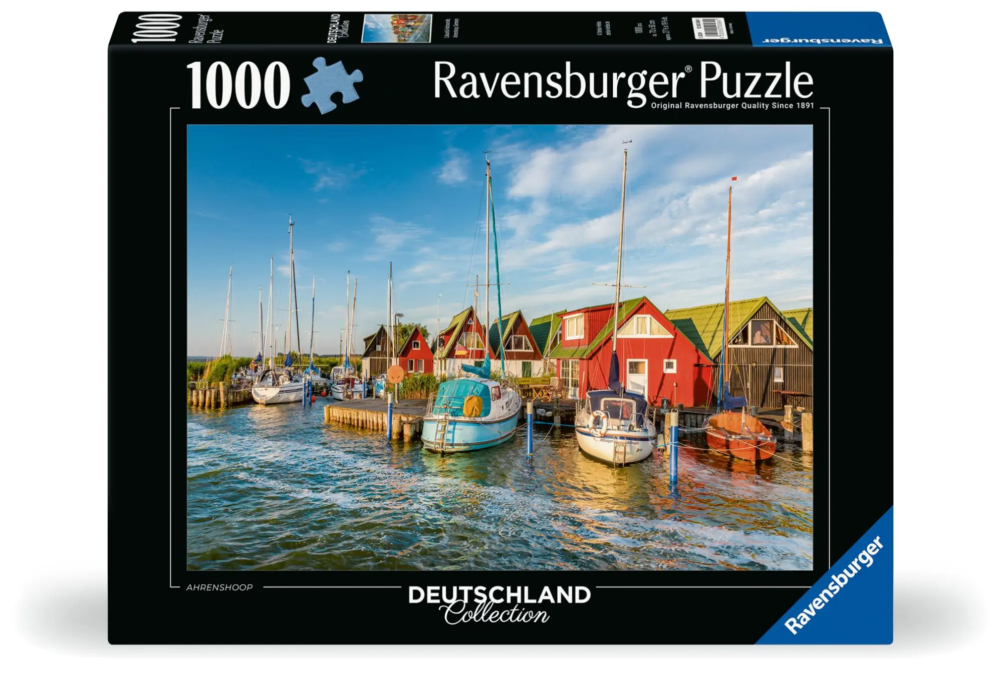 Cover: 4005555005841 | Erwachsenenpuzzle 1000 Teile - Romantische Hafenwelt von Ahrenshoop