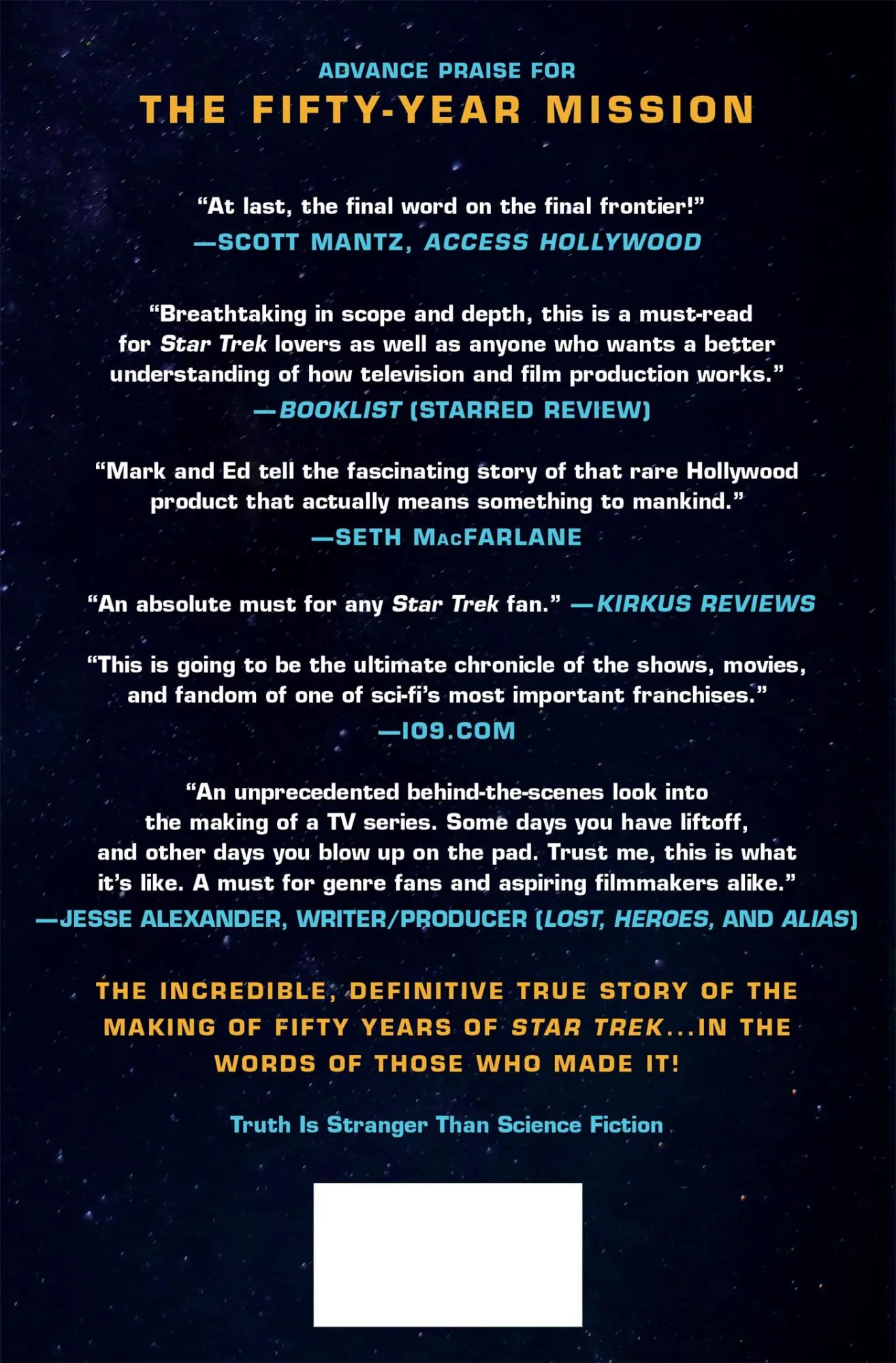 Rückseite: 9781250065841 | The Fifty-Year Mission: The Complete, Uncensored, Unauthorized Oral...