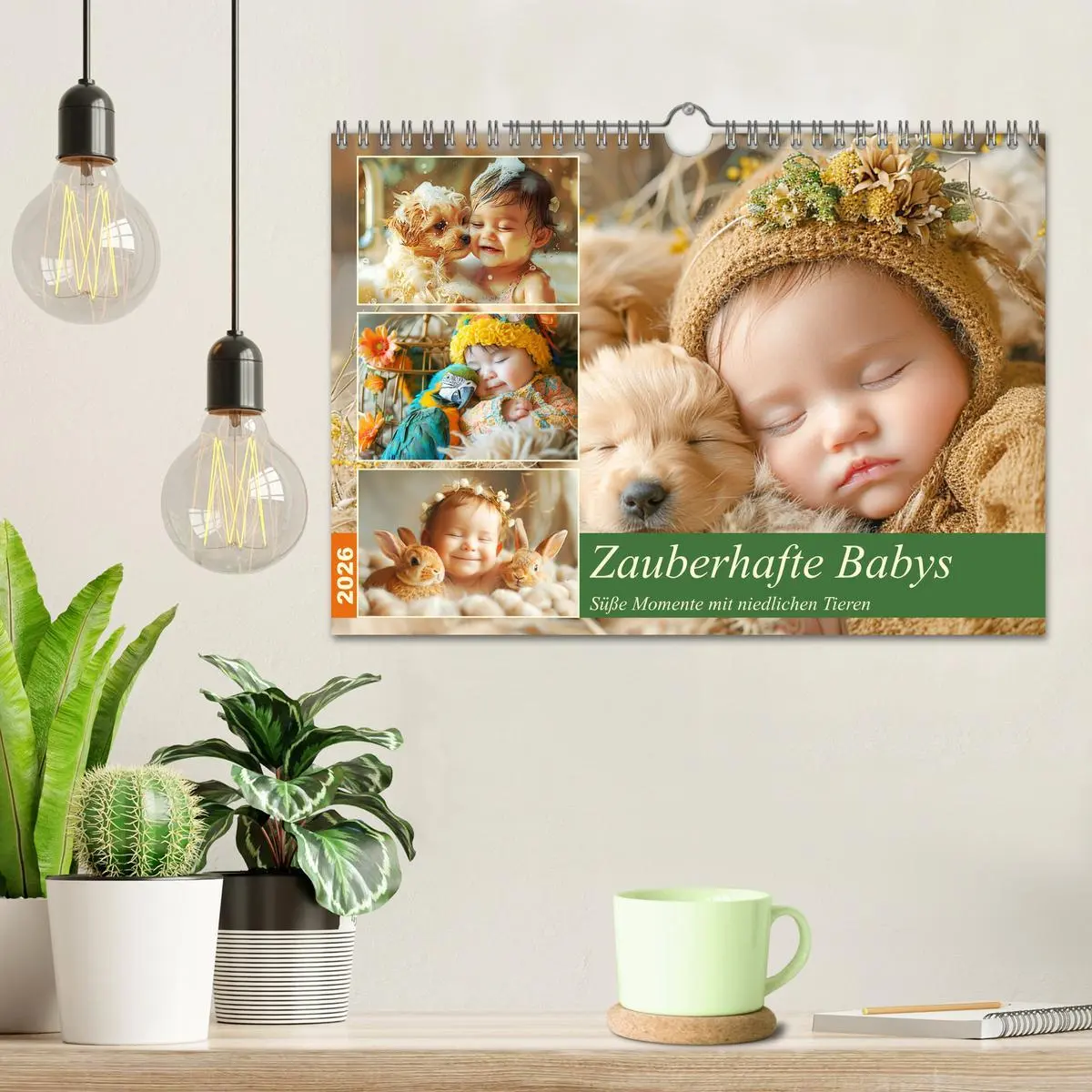 Bild: 9783457325841 | Zauberhafte Babys. Süße Momente mit niedlichen Tieren (Wandkalender...