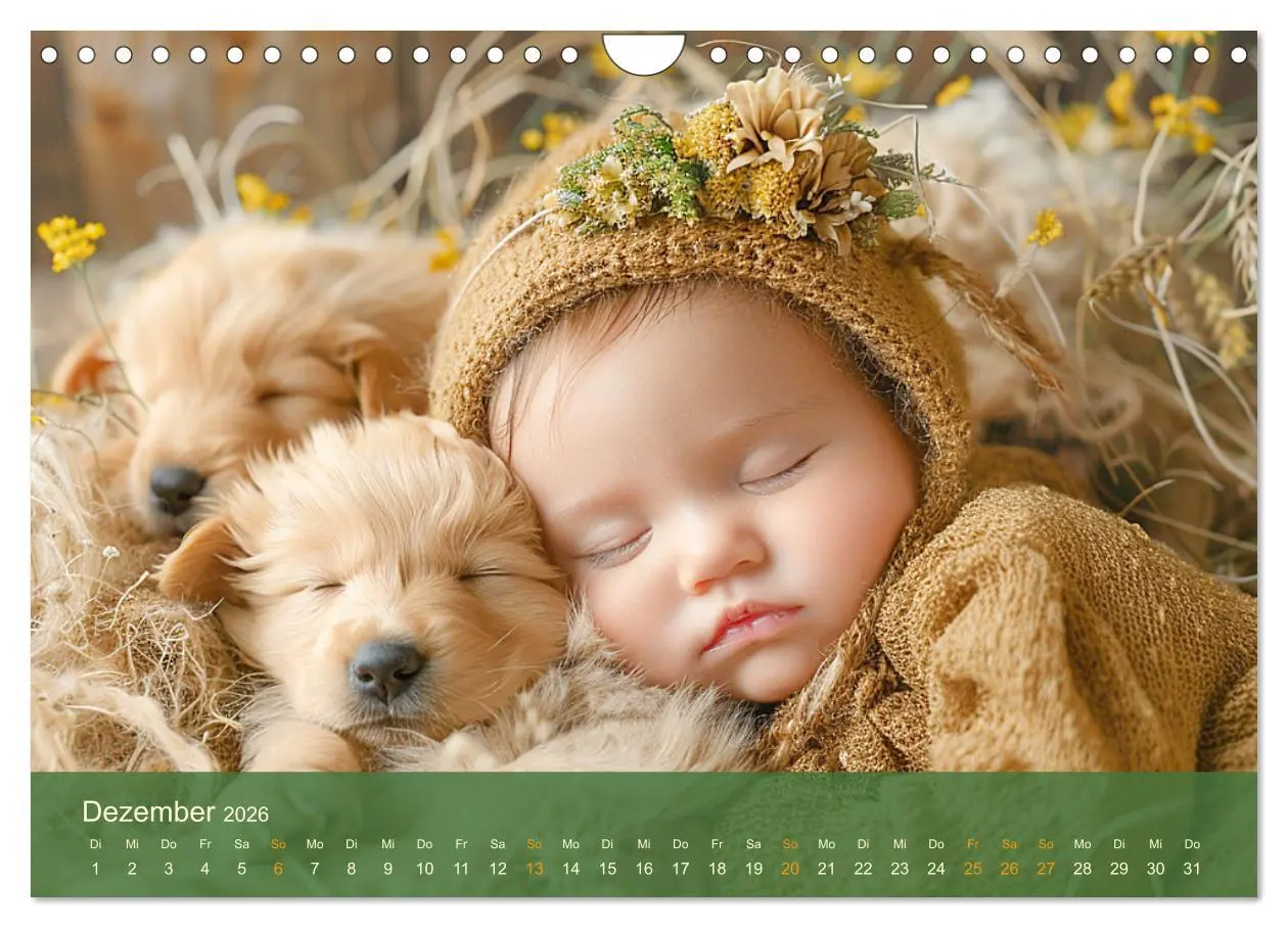 Bild: 9783457325841 | Zauberhafte Babys. Süße Momente mit niedlichen Tieren (Wandkalender...