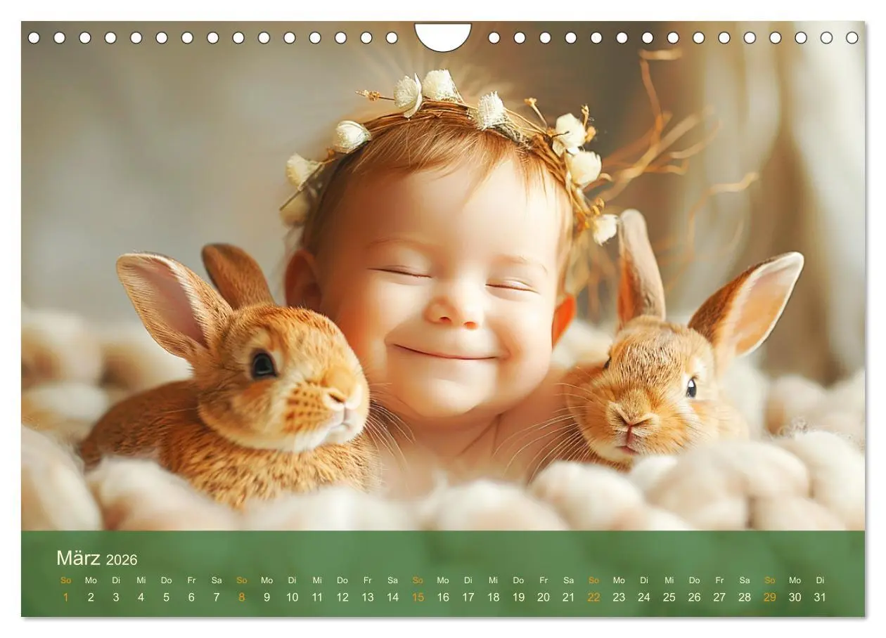 Bild: 9783457325841 | Zauberhafte Babys. Süße Momente mit niedlichen Tieren (Wandkalender...