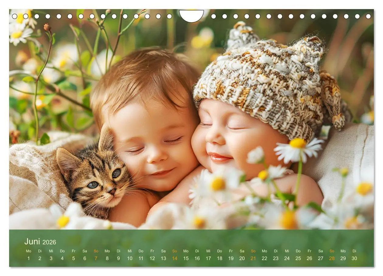 Bild: 9783457325841 | Zauberhafte Babys. Süße Momente mit niedlichen Tieren (Wandkalender...