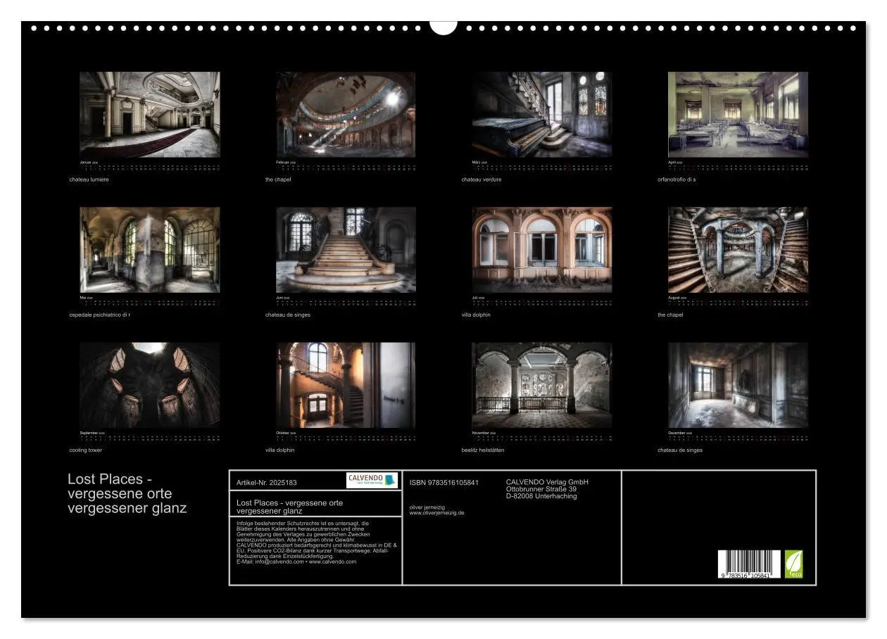 Bild: 9783516105841 | Lost Places - vergessene orte vergessener glanz (Wandkalender 2026...