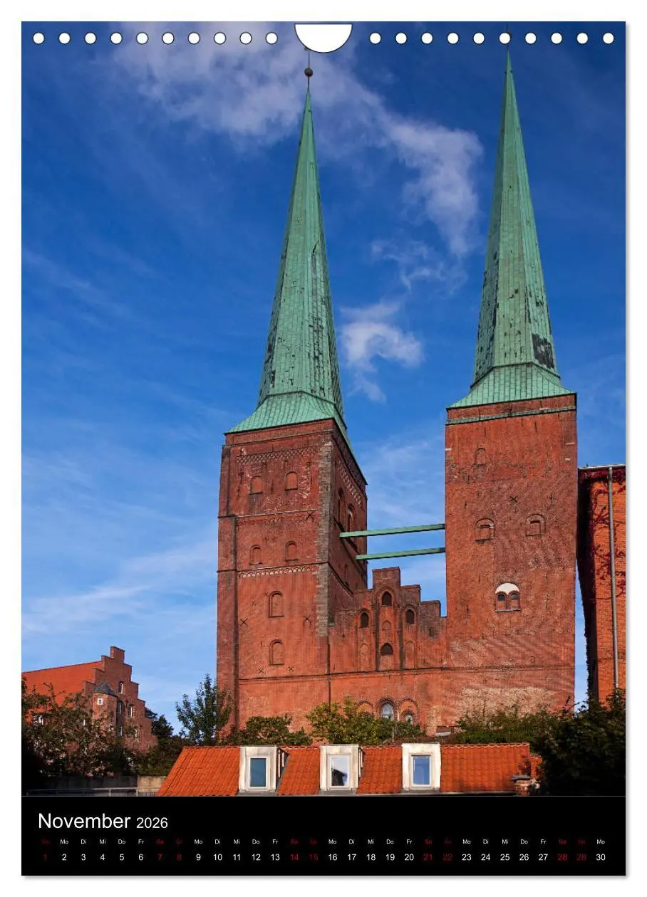 Bild: 9783516415841 | Lübeck - Hanseschönheit in Insellage (Wandkalender 2026 DIN A4...