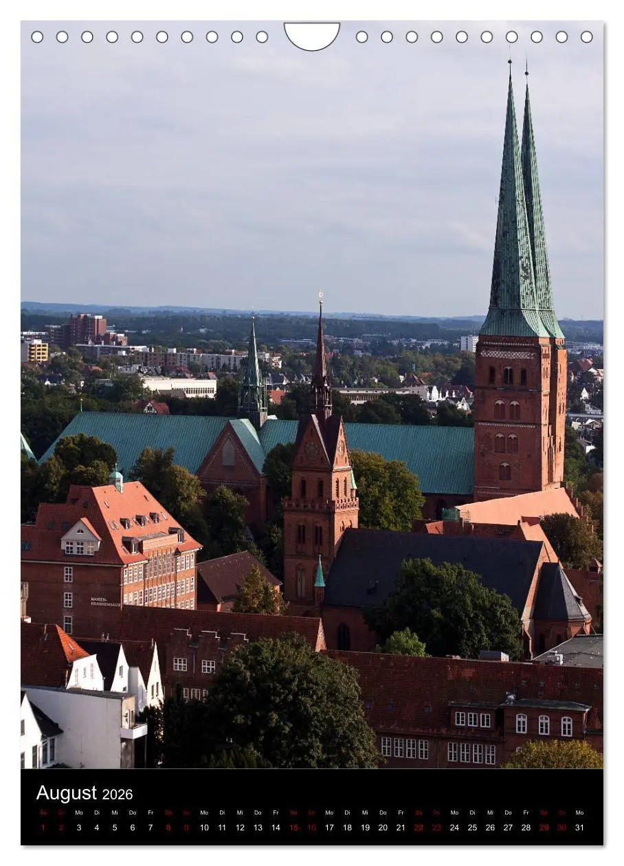 Bild: 9783516415841 | Lübeck - Hanseschönheit in Insellage (Wandkalender 2026 DIN A4...