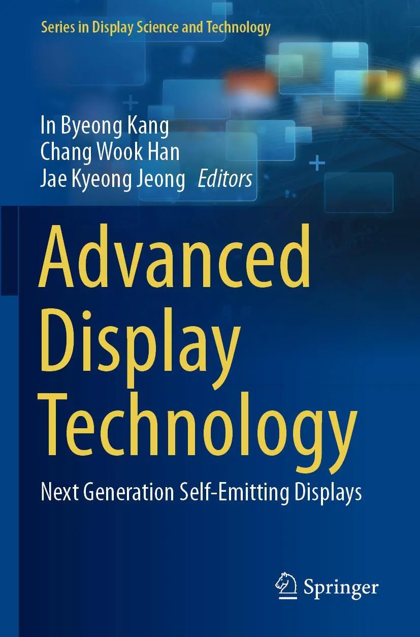 Cover: 9789813365841 | Advanced Display Technology | Next Generation Self-Emitting Displays