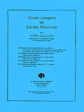 Cover: 9790230805841 | 200 dictées musicales progressives à une partie vol.1 partie 1 100...