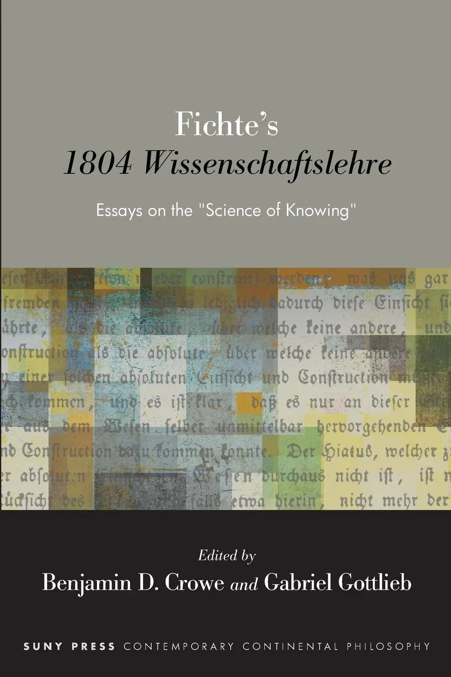 Cover: 9781438495941 | Fichte's 1804 Wissenschaftslehre | Essays on the "Science of Knowing"