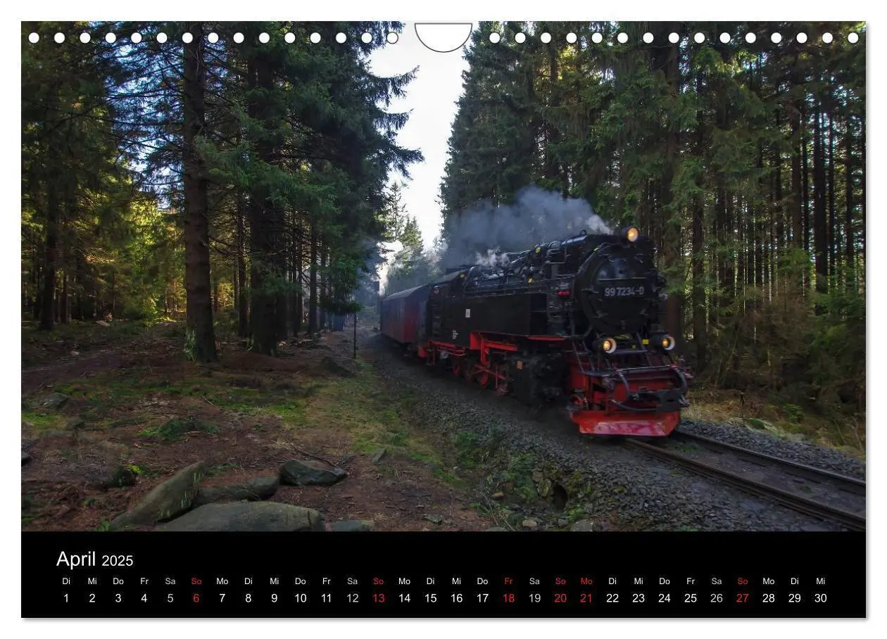 Bild: 9783435465941 | Unter Dampf in Sachsen Anhalt 2.0 (Wandkalender 2025 DIN A4 quer),...