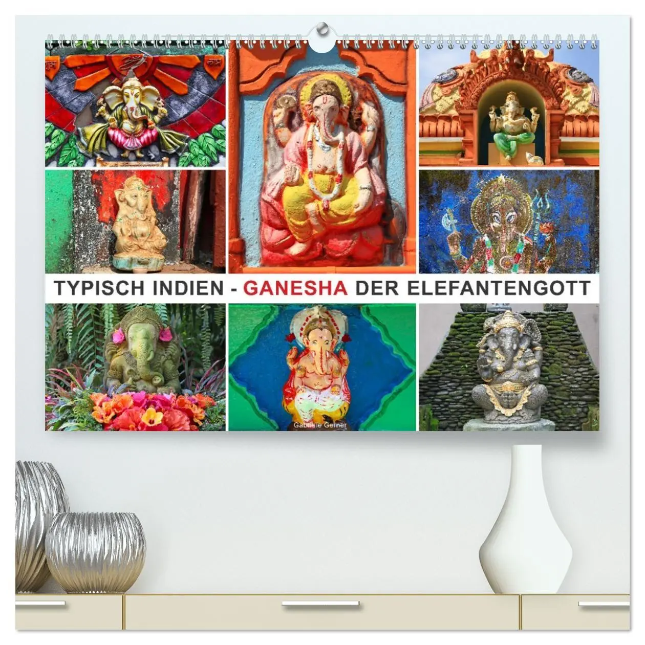 Cover: 9783457315941 | Typisch Indien - Ganesha der Elefantengott (hochwertiger Premium...