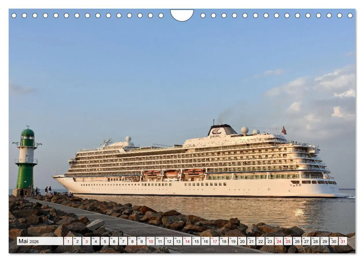 Bild: 9783457625941 | KREUZLINER im Ostseebad Warnemünde (Wandkalender 2026 DIN A4 quer),...