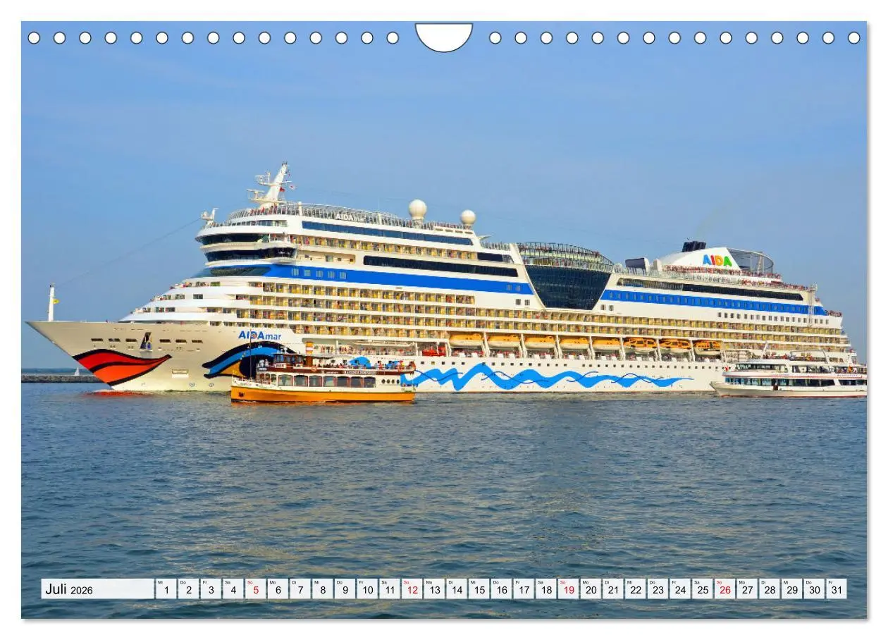 Bild: 9783457625941 | KREUZLINER im Ostseebad Warnemünde (Wandkalender 2026 DIN A4 quer),...