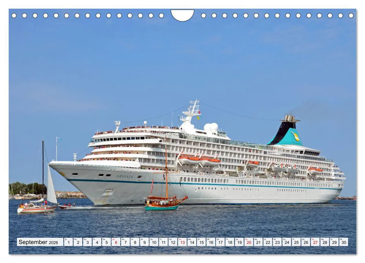 Bild: 9783457625941 | KREUZLINER im Ostseebad Warnemünde (Wandkalender 2026 DIN A4 quer),...