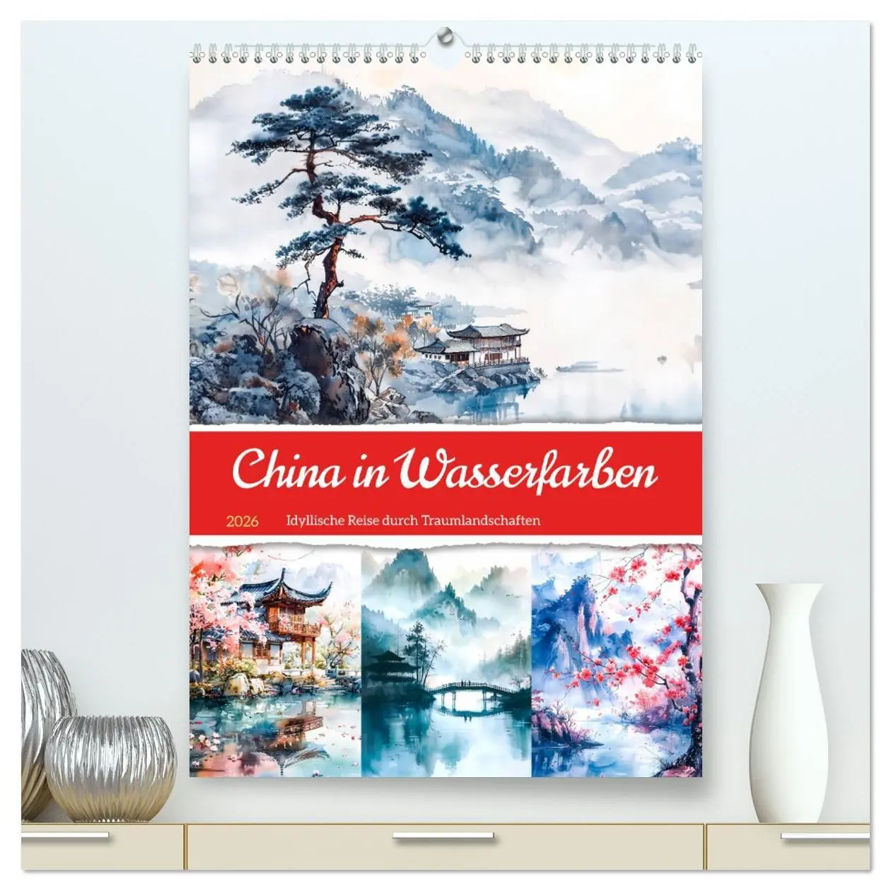 Cover: 9783516265941 | China in Wasserfarben - Idyllische Reise durch Traumlandschaften...