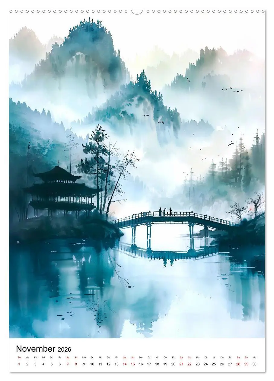 Bild: 9783516265941 | China in Wasserfarben - Idyllische Reise durch Traumlandschaften...