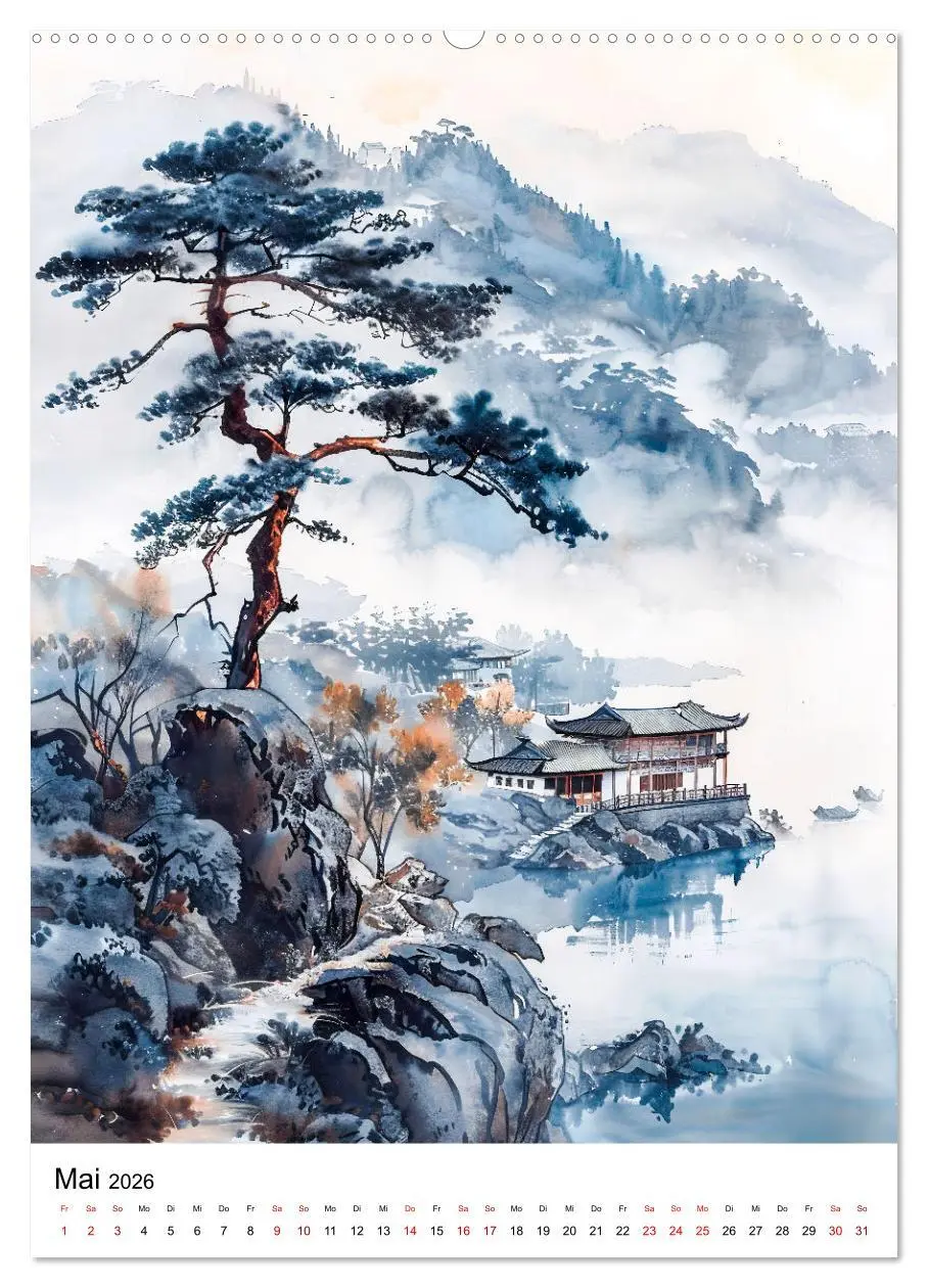 Bild: 9783516265941 | China in Wasserfarben - Idyllische Reise durch Traumlandschaften...