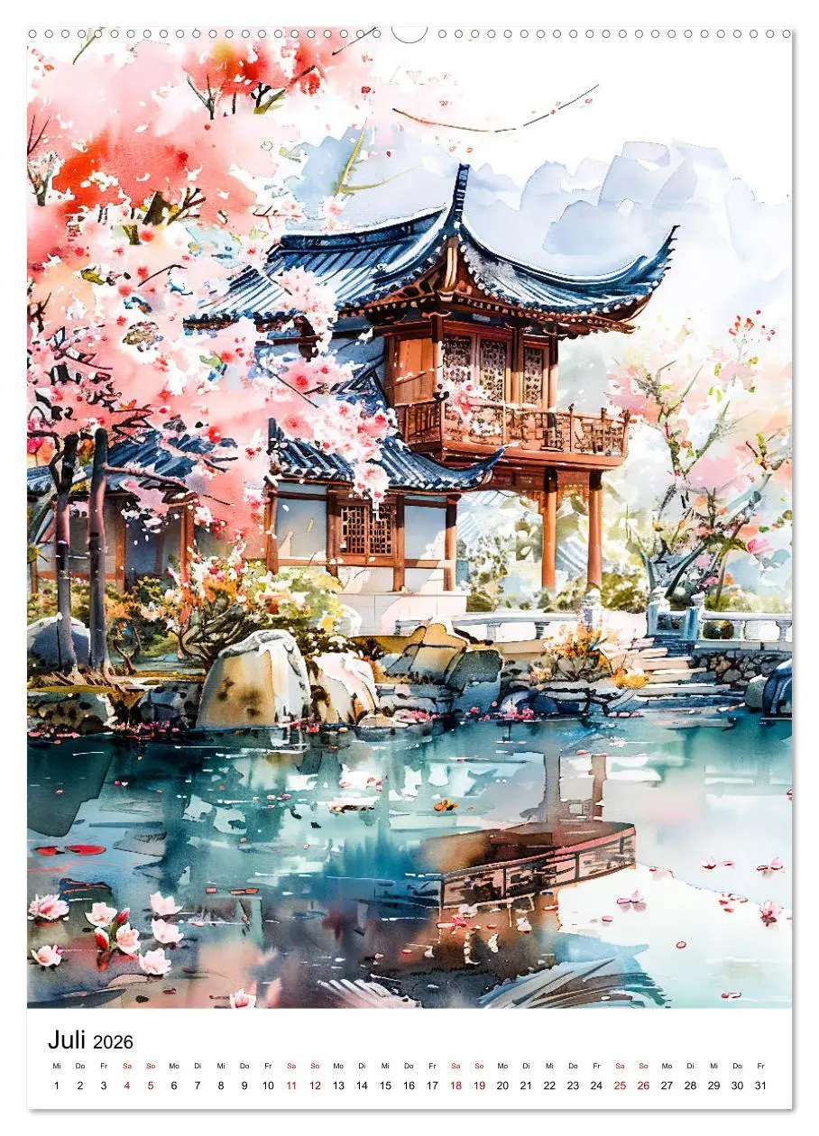 Bild: 9783516265941 | China in Wasserfarben - Idyllische Reise durch Traumlandschaften...