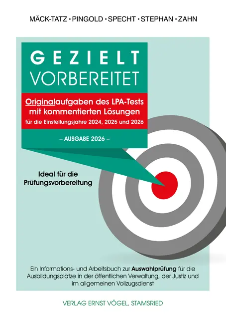 Cover: 9783896505941 | Gezielt vorbereitet Originalaufgaben des LPA-Tests mit...