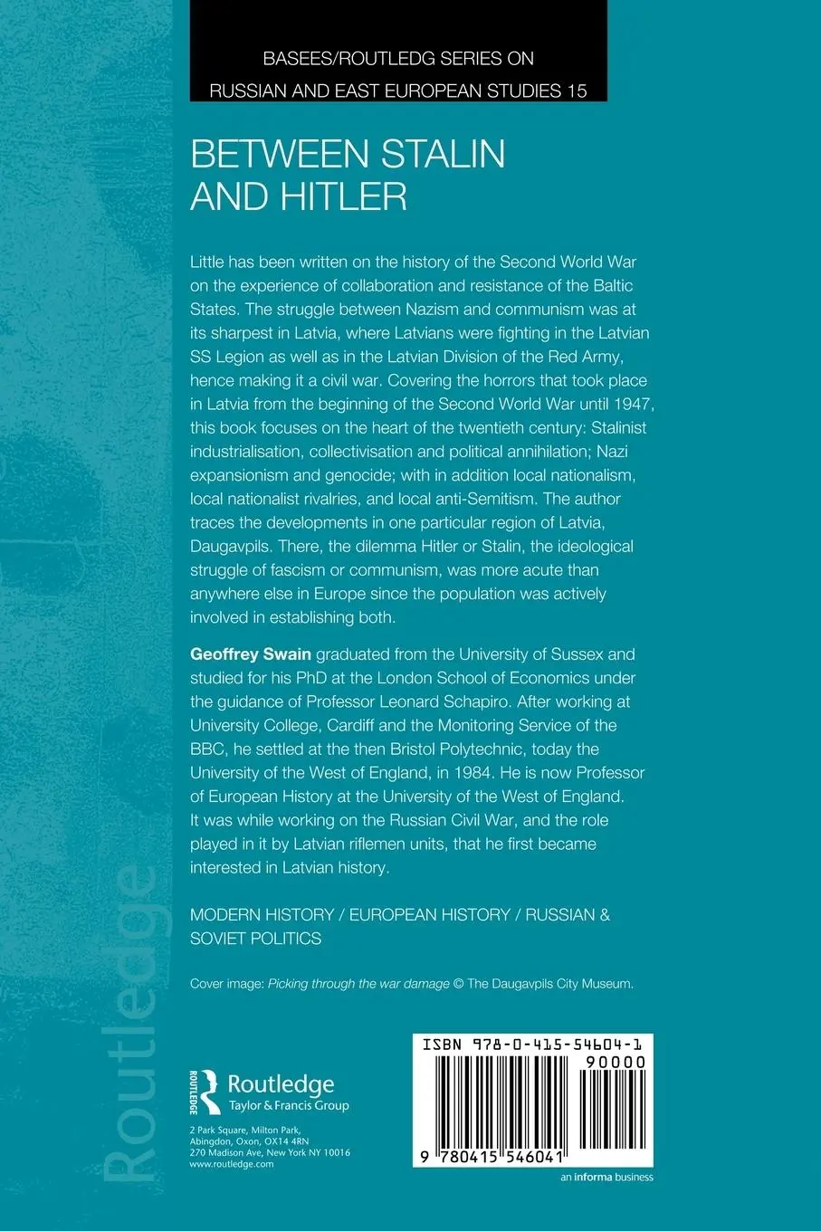 Rückseite: 9780415546041 | Between Stalin and Hitler | Geoffrey Swain | Taschenbuch | Englisch