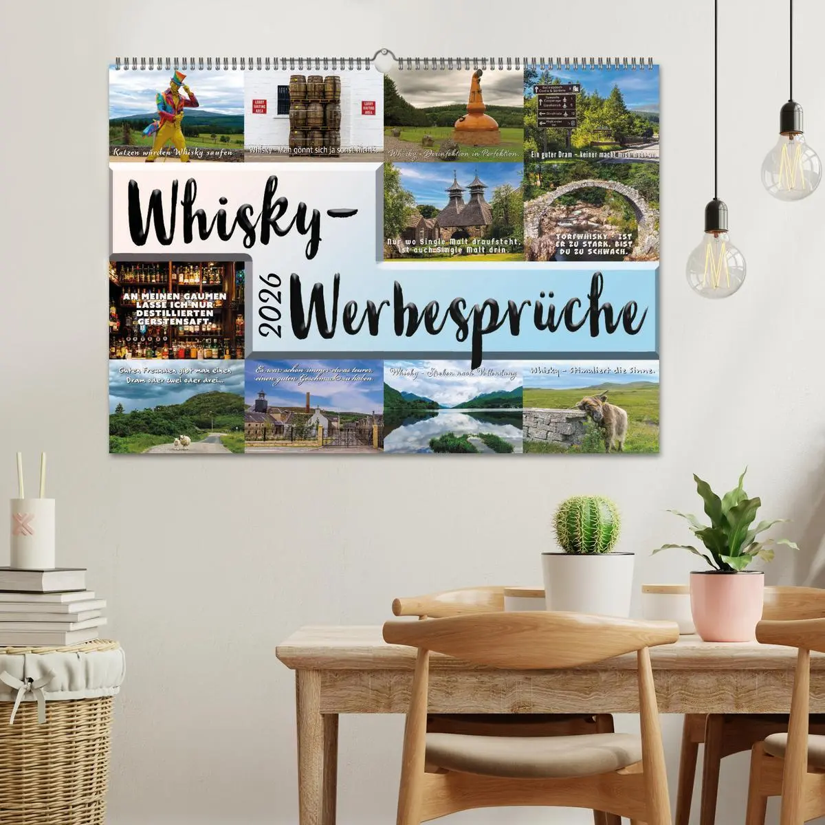 Bild: 9783457516041 | Whisky-Werbesprüche (Wandkalender 2026 DIN A2 quer), CALVENDO...