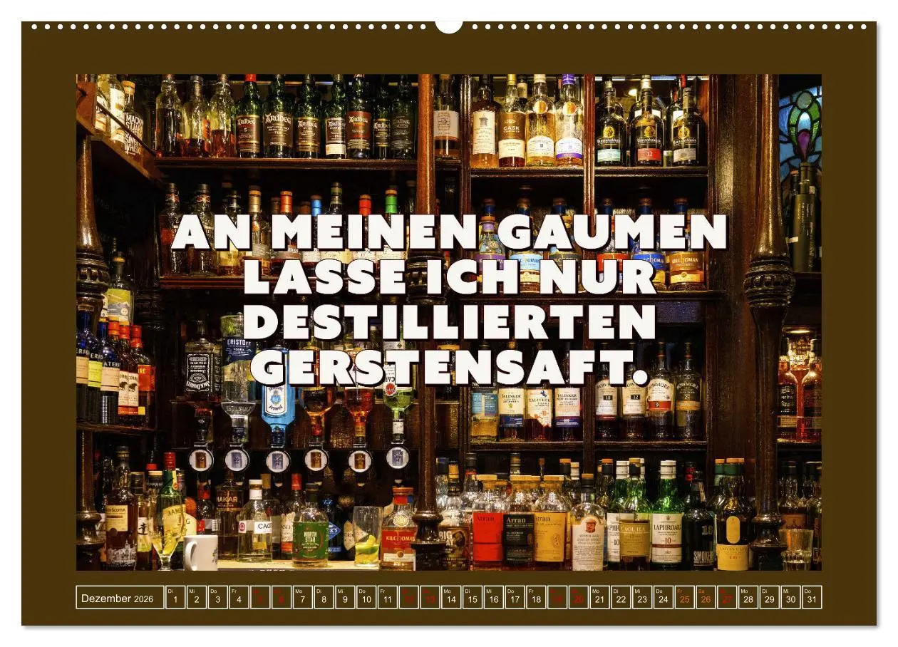 Bild: 9783457516041 | Whisky-Werbesprüche (Wandkalender 2026 DIN A2 quer), CALVENDO...