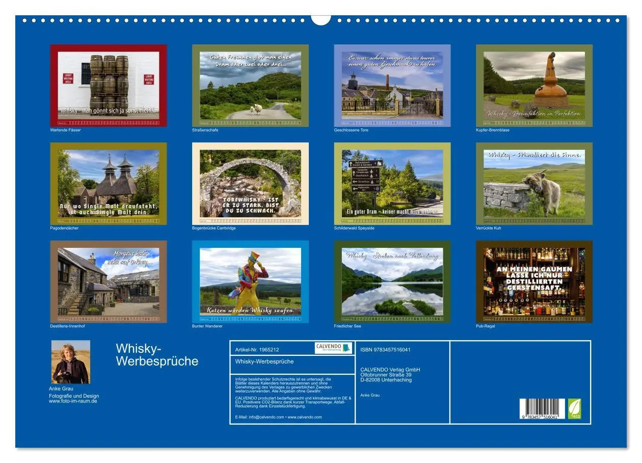 Bild: 9783457516041 | Whisky-Werbesprüche (Wandkalender 2026 DIN A2 quer), CALVENDO...