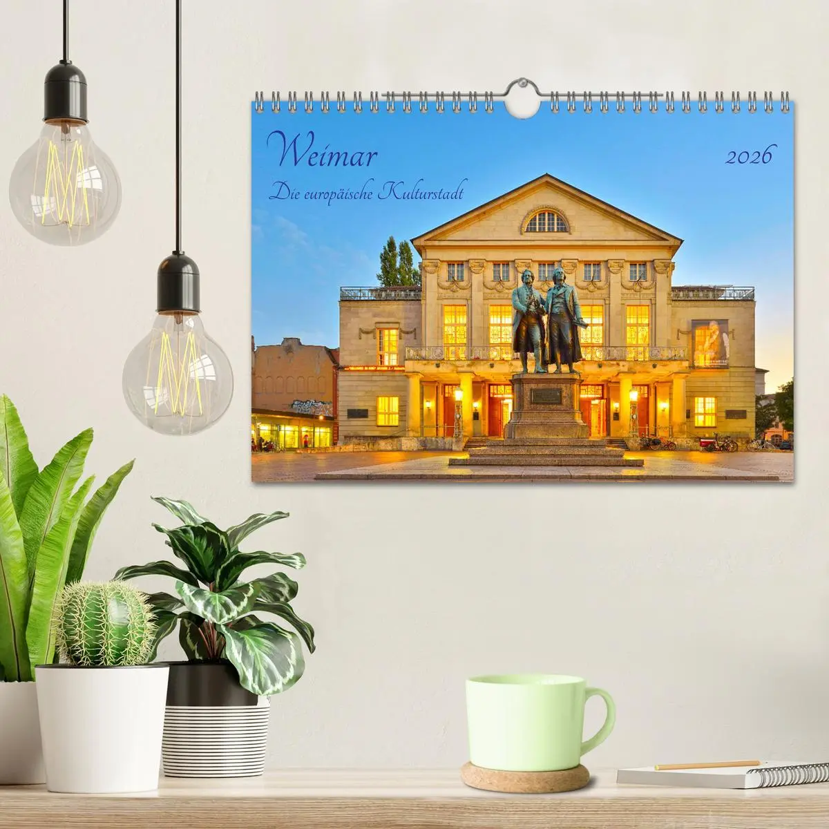 Bild: 9783457756041 | Weimar Die europäische Kulturstadt (Wandkalender 2026 DIN A4 quer),...