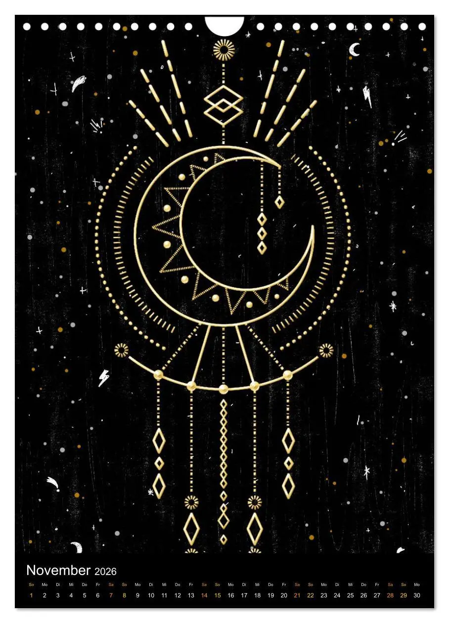 Bild: 9783516396041 | Schamanische Energiesymbole (Wandkalender 2026 DIN A4 hoch),...