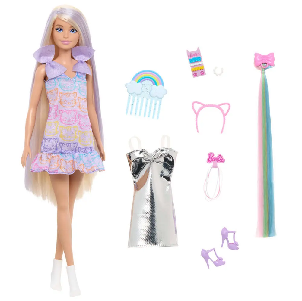 Bild: 194735276141 | Barbie Haarspiel Puppe Blond | Blister | JCT72 | Deutsch | 2025