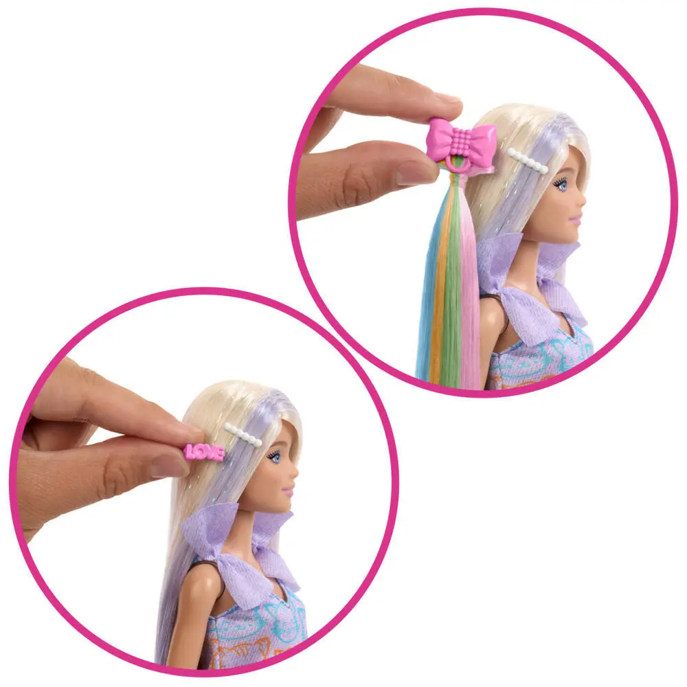 Bild: 194735276141 | Barbie Haarspiel Puppe Blond | Blister | JCT72 | Deutsch | 2025