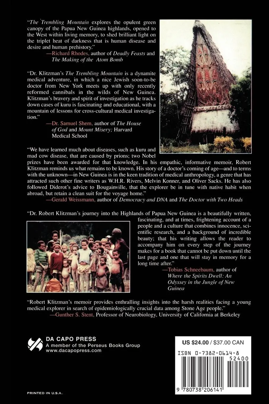Rückseite: 9780738206141 | The Trembling Mountain | Robert Klitzman | Taschenbuch | Englisch