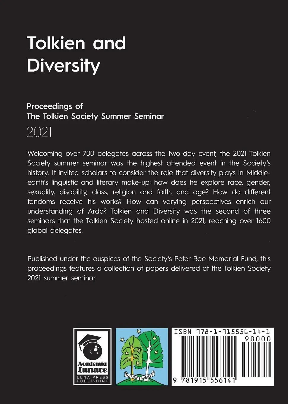 Rückseite: 9781915556141 | Tolkien and Diversity | Peter Roe Series XXII | Will Sherwood | Buch