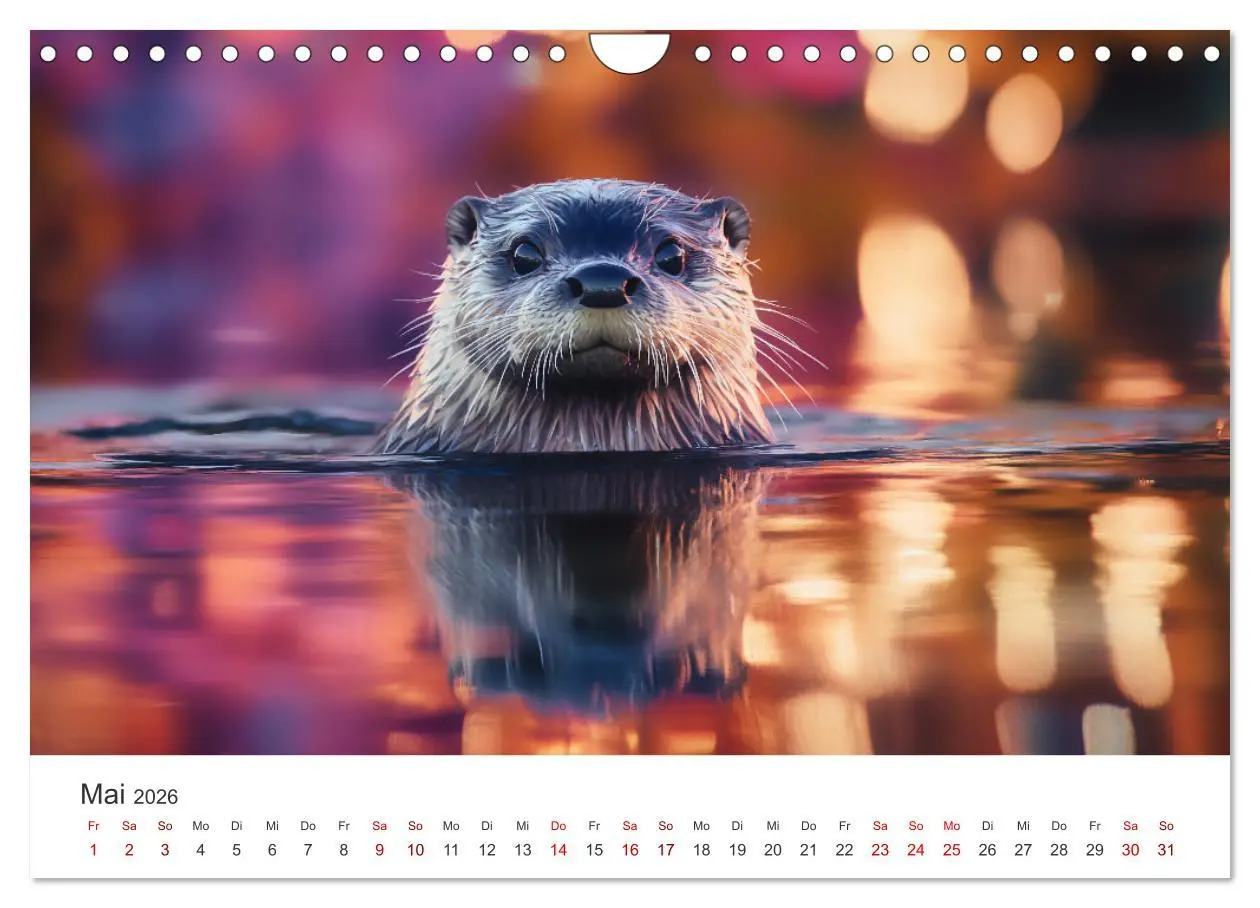 Bild: 9783457296141 | Wächter des Flusses - Ein Jahr mit Fischottern (Wandkalender 2026...